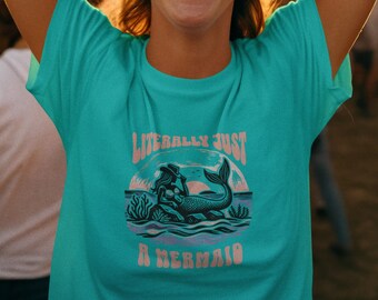 Coastal Cowgirl Shirt Ocean Inspired Style Sirencore Mermaidcore Clothing Stay Salty Shirt Mermaid Core Coconut Girl Hot Cowgirl Summer