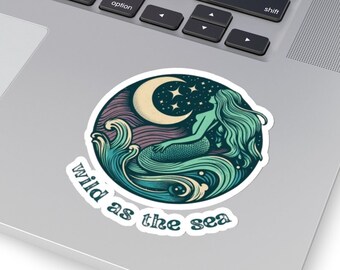 Ocean Inspired Style Mermaid Core Sticker Clean Girl Aesthetic Coconut Girl Preppy Stuff Mermaidcore Sticker Sirencore Dreamcore Stay Salty