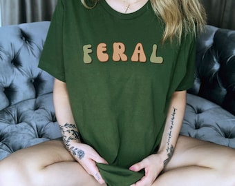 Feral Era Granola Girl Be Kind Of Feral Somebodys Feral Aunt Downtown Girl Essentials  Dumpster Fire Feral Girl My Hangover Hoodie
