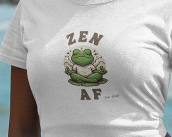 Desert Rain Frog Shirt Zen AF Zen as Frog Zen As Fuck Frog And Toad Goblincore Whimsicore Granola Girl Meditating Frog Buddha Frog Whimsical