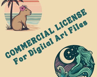 Commercial  License For PNG File Screen Print Transfers DTF Sublimation Transfers Lifetime License SVG Print on Demand