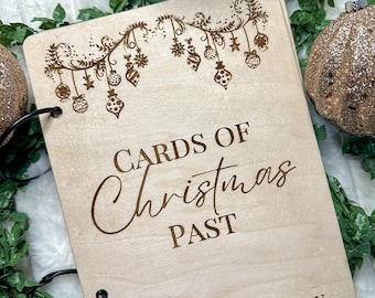 Archivo SVG de portatarjetas navideño personalizado: recuerdo cortado a láser (SVG digital navideño)