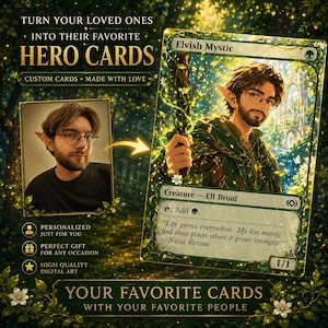 etsy custom mtg cards Custom Mtg Card for Couples