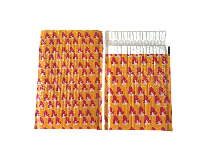 Pink & Orange Shrooms Trio Bubble Mailers