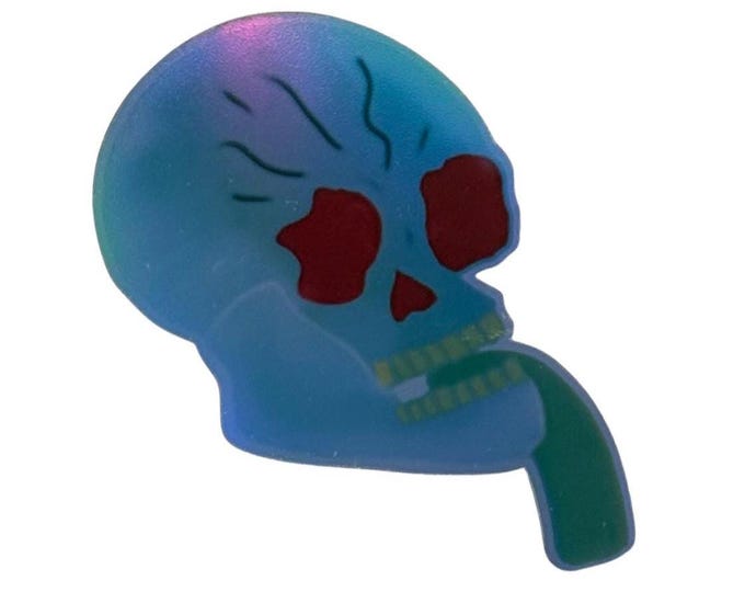 Psyched Out Skeleton Stickers