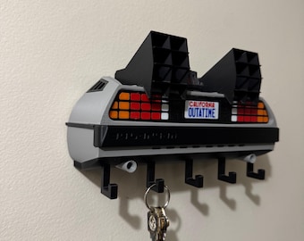 DeLorean Time Machine KeyHanger