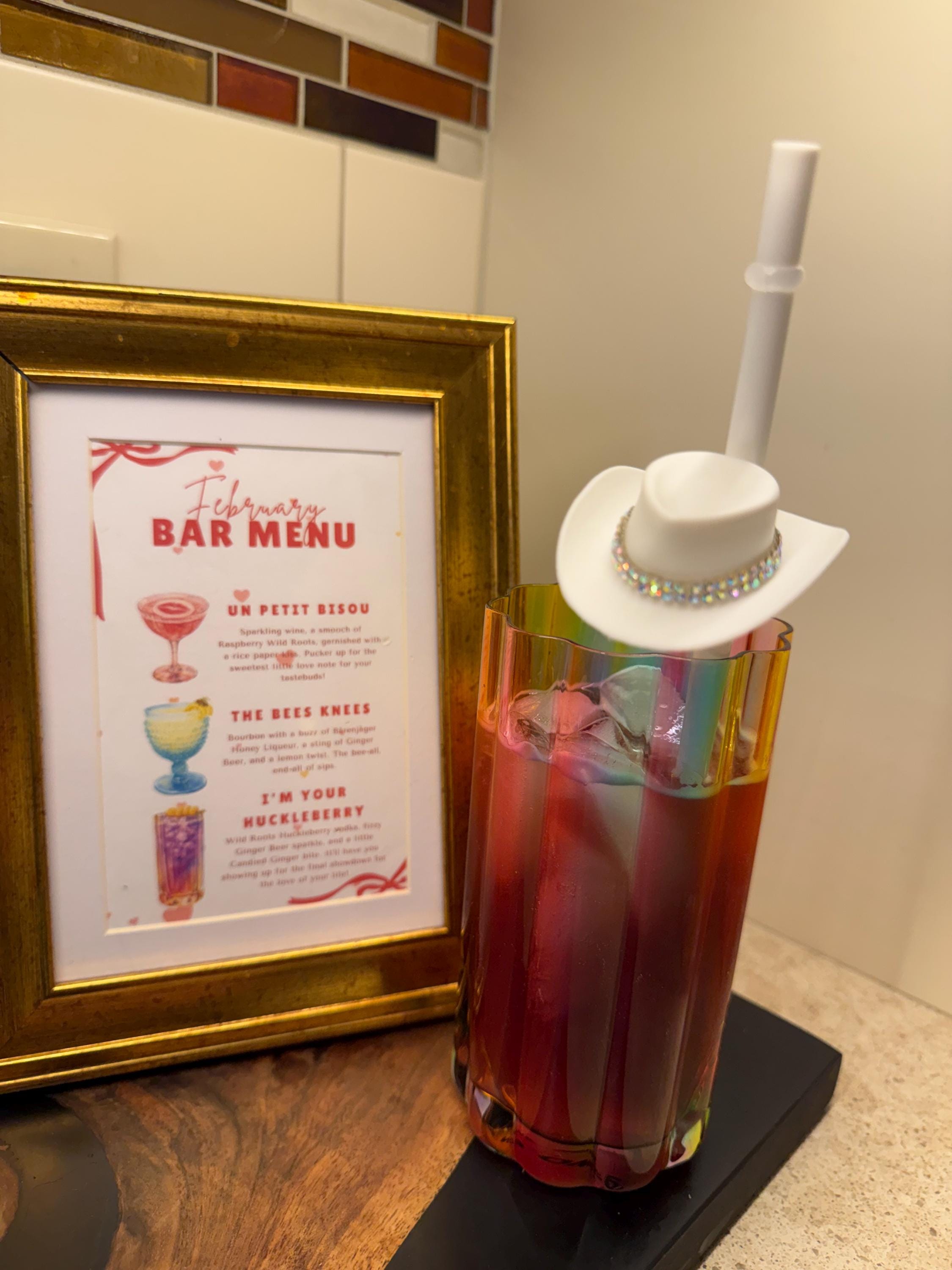 February Bar Menu - Cocktail Menu - Digital Download - Etsy