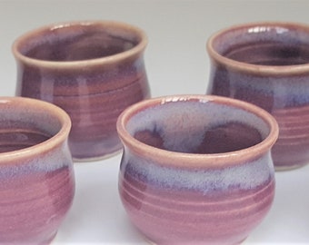 IN STOCK, Pansy Purple Miniature Pot, Tiny Hand Thrown Bowl, Miniature Ceramics, Little Pottery. Air Plant Pot, Tiny Pottery