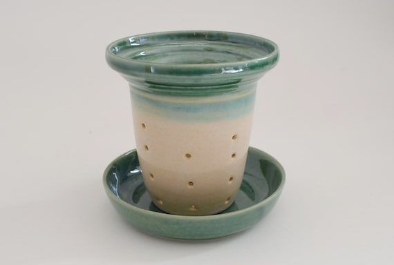 Ceramic Tea Infuser with Lid Loose Tea Infuser Tea Infuser for Tea Mugs Stoneware Tea Strainer Made to Order Etsy