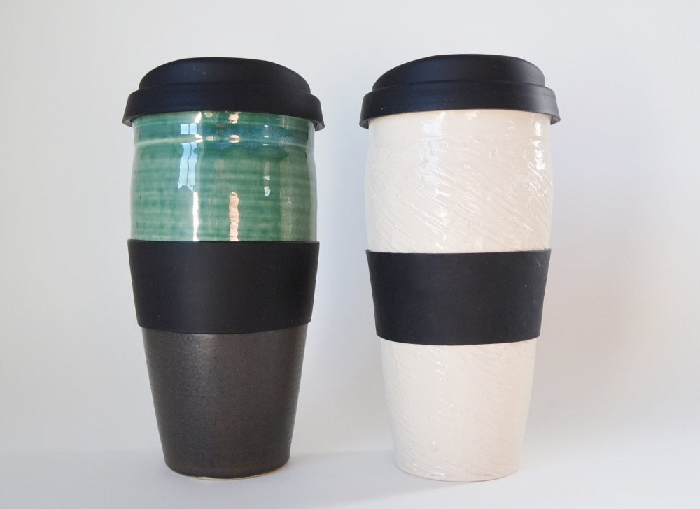 blue cup coffee shop Greek Deli Coffee Cup