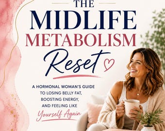 Midlife Metabolism Reset eBook | Hormonal Balance, Weight Loss Guide (PDF)