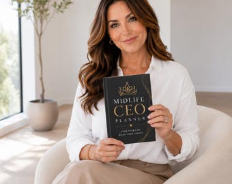 Midlife CEO Planner | Women's Leadership, Goals, Reinvention Journal