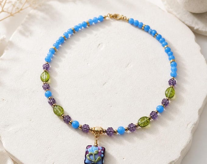 Handmade Lampwork Pendant Necklace