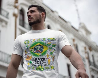 Brazil World Cup T-Shirt | Brazil Soccer Fan Tee | Brasil National Team Shirt | Brazil Tee | Brazil t shirt