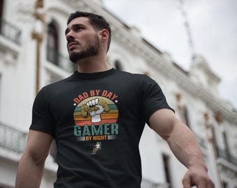Dad Gamer T-Shirt-Gamer Dad Tee-Gaming Dad Gift-Video Game Father Shirt-Father's Day Gamer Gift-Gaming Parent T-Shirt-Father's Day Gif