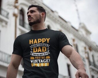 Dad Birthday Shirt, Retro Humor Tee, Vintage Style Gift