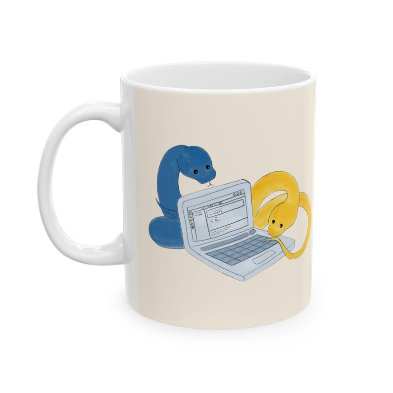 Python Programmer Coffee Mug | Coding Humor, Data Analyst Gift, Ceramic Cup image 3