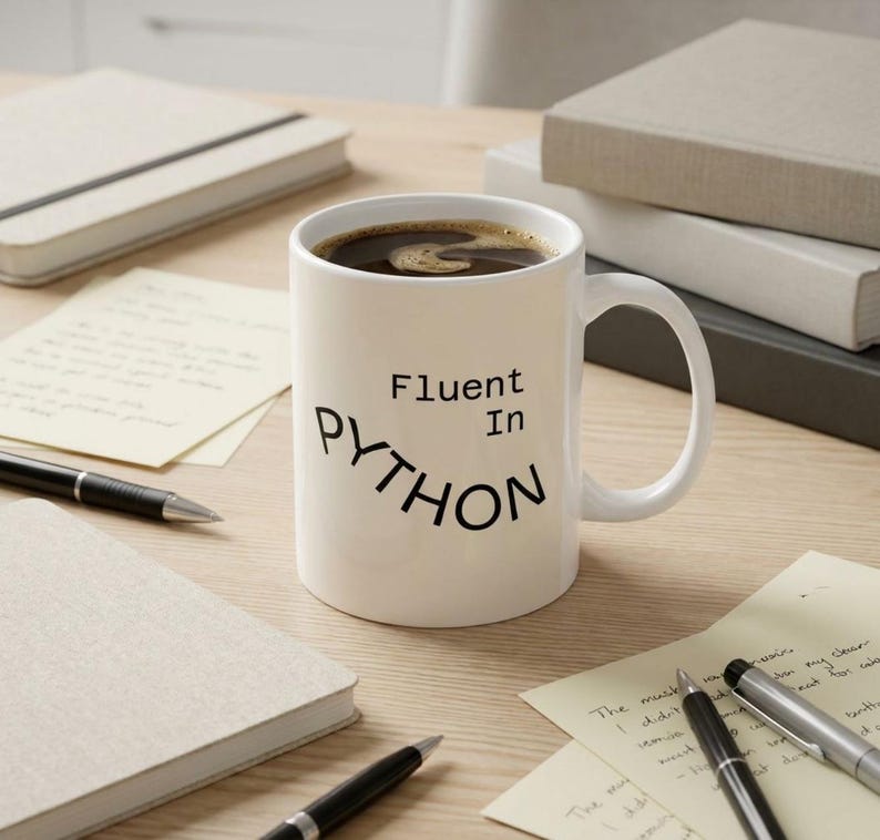 Python Programmer Coffee Mug | Coding Humor, Data Analyst Gift, Ceramic Cup image 2