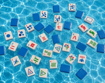 Travel Floating Mahjong Tiles