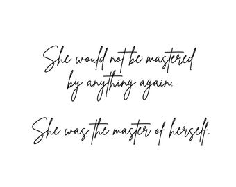 Nesta Archeron ACOTAR A Court of Silver Flames Book Quote Digital Wall Art Booktok