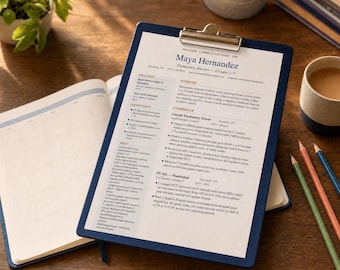 Teacher Resume Template + Interview Prep Bundle (PDF)