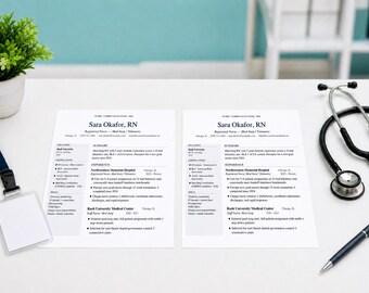 Kit para la elaboración de currículums y preparación de entrevistas de enfermería (Word, Pages, Google Docs) (Descarga instantánea)