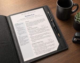Admin EA Resume + Interview Kit | ATS Layouts, Interview Book (Instant Download)