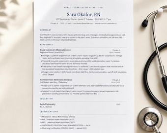 Nurse Resume and Interview Prep Kit (Instant Download)