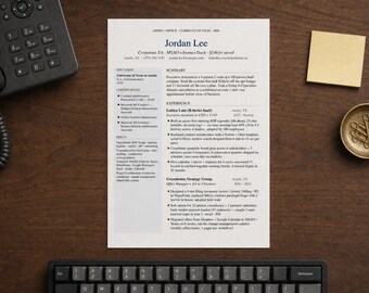 Admin EA Application Kit: ATS Resume Layouts, Interview Book, Office Tools (Instant Download)