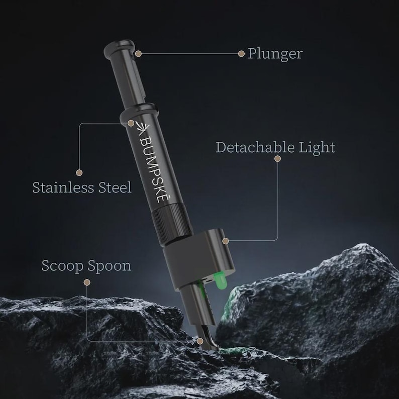 BUMPSKĒ metal Straw with Detachable LED Light – Stainless Steel, 4 Sizes, Travel Case Included image 7