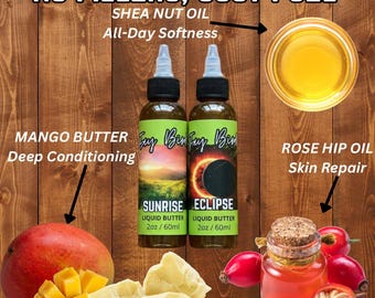 Men's Liquid Beard Butter | Shea, Mango, Rose Hip Oil Conditioner