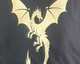 T-shirt with Dragon - A dragon without its rider is a tragedy