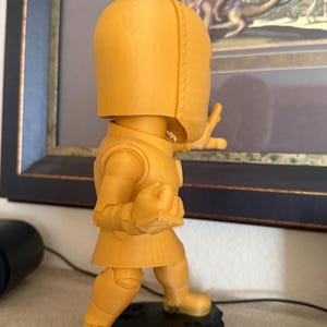 Gold Hero Figure - 3D printed statue (Faux Iron Man fan art) image 4