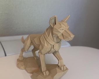 3D Dog sculpture Decor 5 x 7