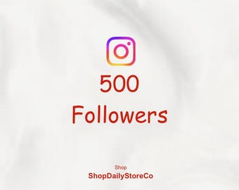 Plus de 500 abonnés Instagram | Livraison rapide | Sûr et résistant aux chutes | Boostez votre profil Instagram