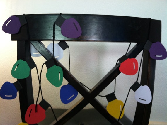 paper garland lights