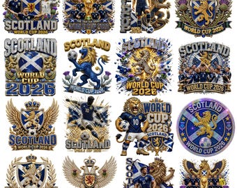 Scotland World Cup 2026 PNG, Scotland Soccer Clipart, Funny Football Design, Scottish Soccer Fan PNG, Sublimation Png, Digital Download