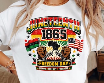 Juneteenth 1865 PNG Bundle, June 19 Black History Sublimation, Free-ish 1865 Design, African American Pride Coquette PNG, Digital Download