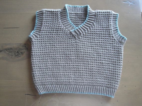 sleeveless sweater for baby boy