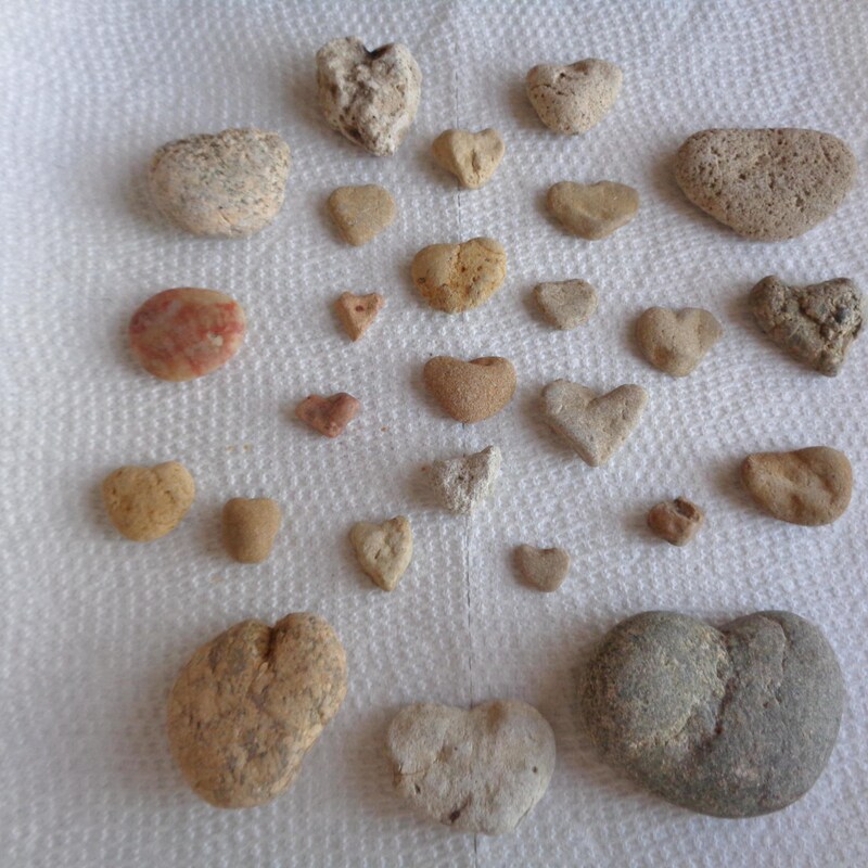 Heart Shaped Rocks - Etsy