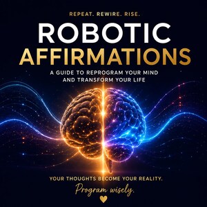 Bundel robotbevestigingsboek + 60 robotbevestigingscitaten | Herprogrammering onderbewustzijn | Positieve mindset | Digitale download
