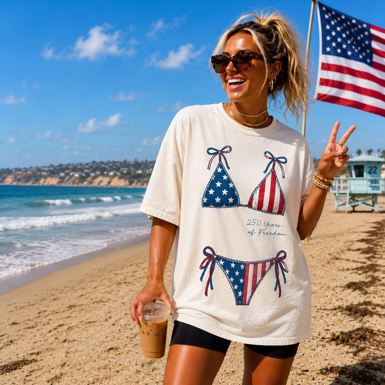 Usa flag bikini - Etsy 日本