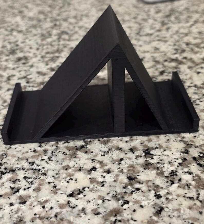 Trangular Phone Stand Modern Phone Stand – 3D Printed Desk Holder for Smartphones - Etsy