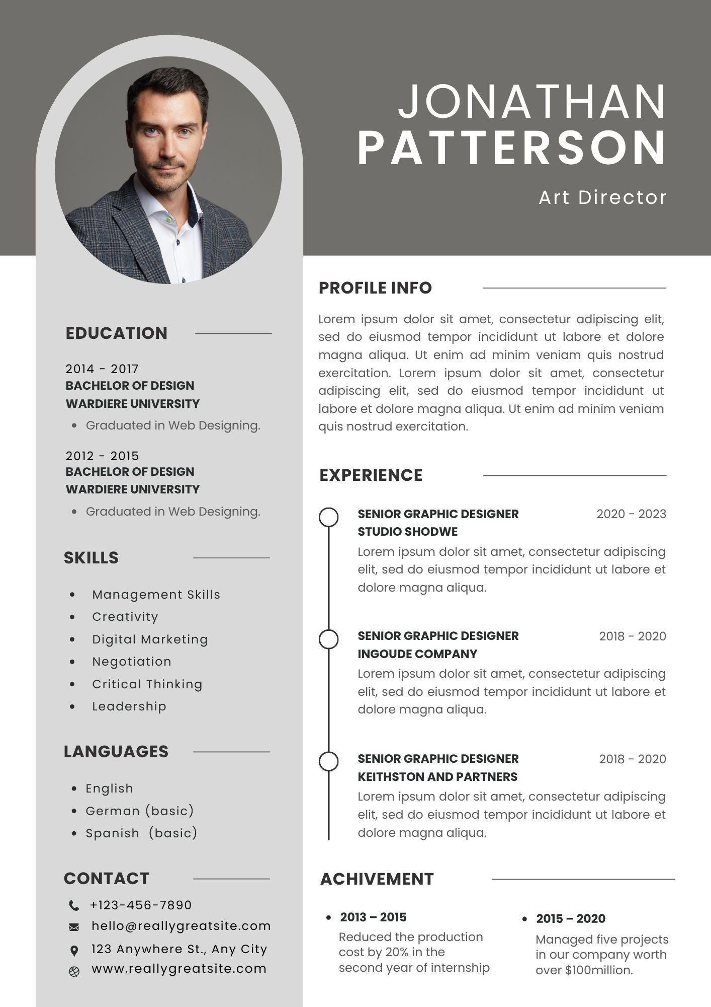 ATS Friendly Resume Template for All Professionals - Etsy Australia