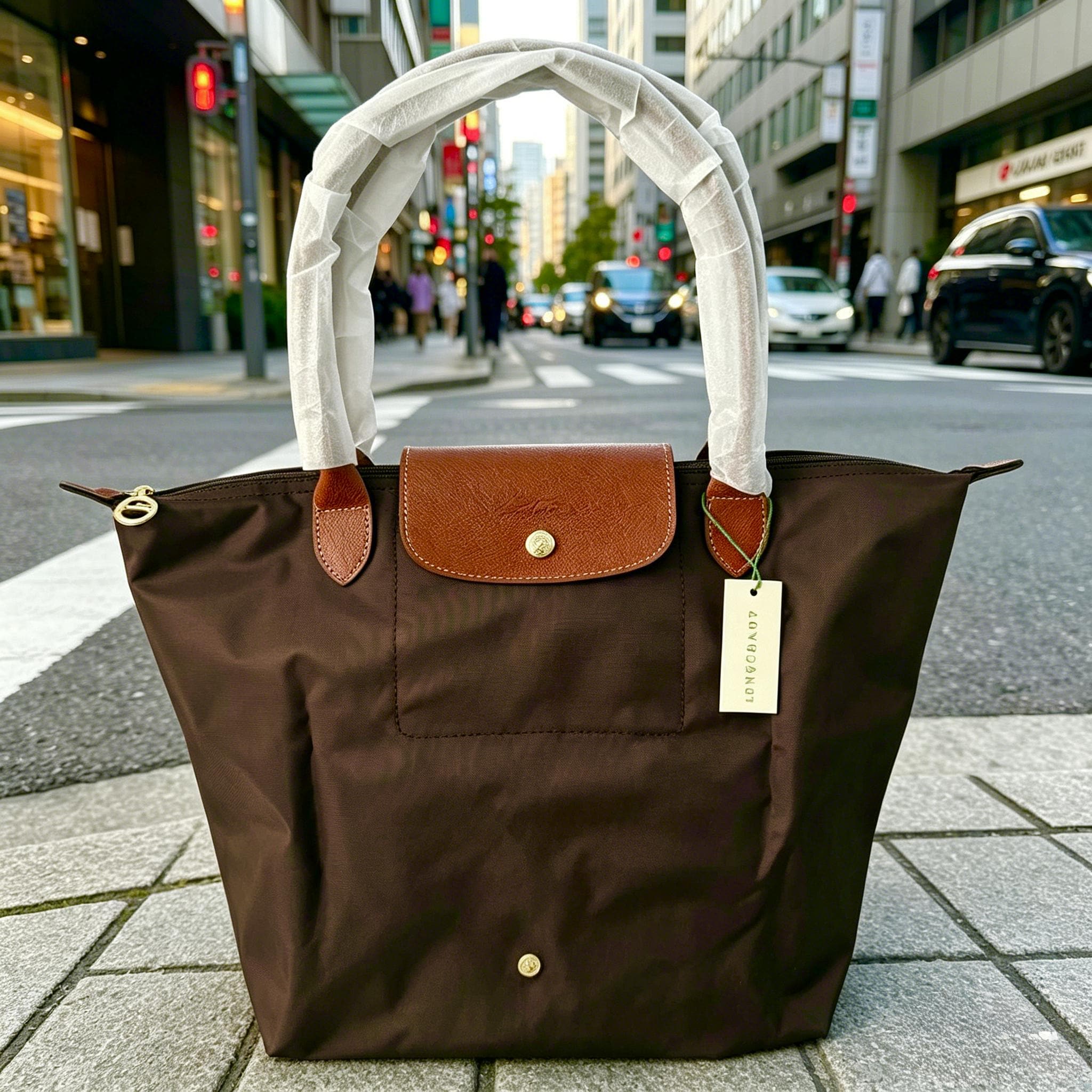 Longchamp vintage leather bag - Etsy 日本
