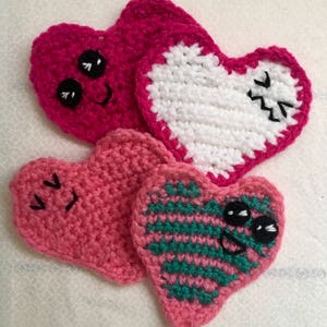 Valentine's Hearts Crochet Pattern image 1