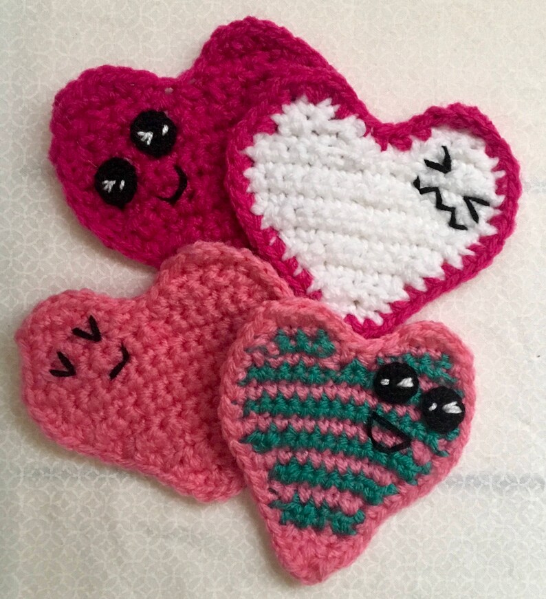 Valentine's Hearts Crochet Pattern image 1