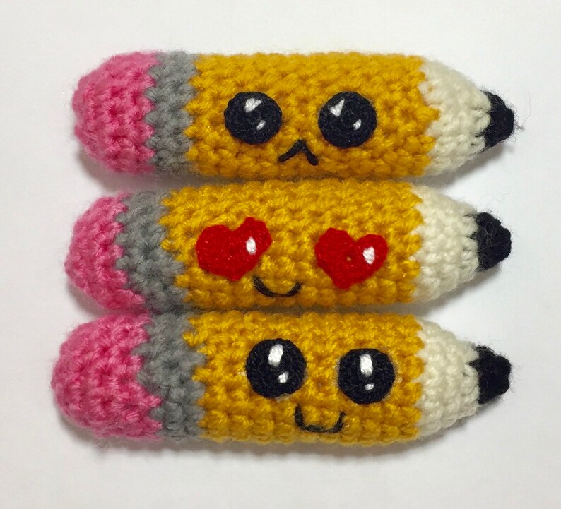 Notebook paper AND Pencil Pals Crochet Patterns image 8