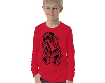 Space Robot Youth long sleeve tee