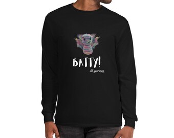 Crochet Batty Long Sleeve Shirt